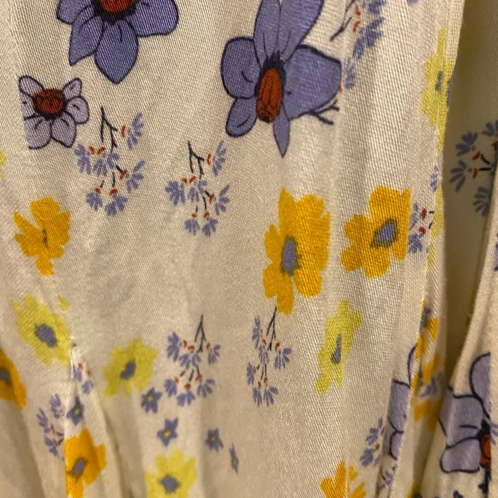 NWT free people floral cutout mini dress . SZ L - Picture 6 of 8